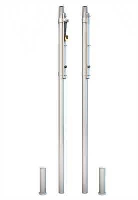 Стойки волейбольные со стаканами Круглые d76 с системой натяжения vQH3mEqCg2MrzvZ9SjOGX3