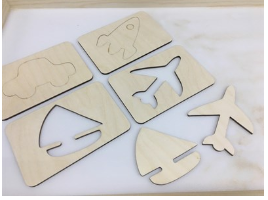 Трафареты Транспорт (акс) (8 шт.) 027872