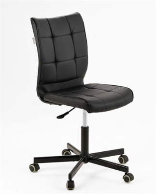 Кресло Бюрократ CH-330M черная эко.кожа Leather Black, крестовина металл черный 02260