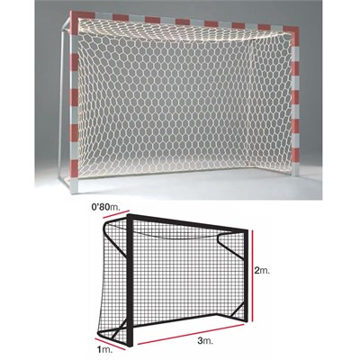 Сетка футзальная/гандбольная EL LEON DE ORO, ячейка 12х12 см 32914