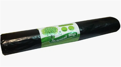 Мешок д/мусора ПВД 30 л (30 шт.) рулон 25 мкм Зеленый Мир 027506