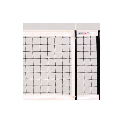 Сетка для пляжного волейбола KV.REZAC, профессиональная, нить 3 мм, кевларовый трос, цвет черный 32940