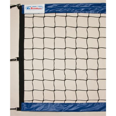 Сетка для пляжного волейбола KV.REZAC, профессиональная, нить 3 мм, кевларовый трос, цвет черный 32941