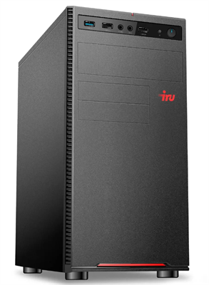 Компьютер iRU Home 310H6SE, Intel Core i3 12100, DDR4 16ГБ, 512ГБ(SSD), Intel UHD Graphics 730, Free DOS, черный 0283095559
