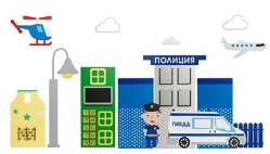 Декоративно-развивающая панель «Полиция» 0280434