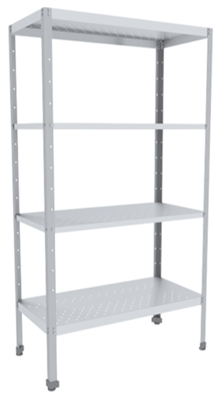 Стеллаж 900*500, полки перфорированные 0280768