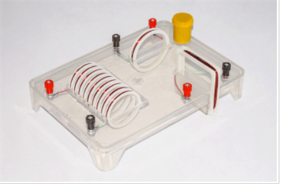 Набор для демонстрации спектров магнитного поля тока (на одной панели) 028309297