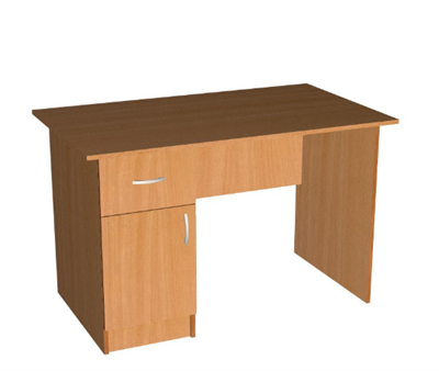 Стол письменный с дверкой и выкатным ящиком 0282905