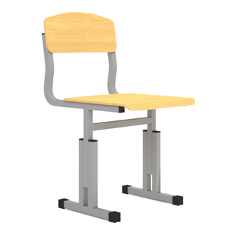 Стул ученический регулируемый по высоте гнутоклееная фанера 026060