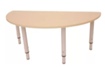 СТОЛ ПОЛУКРУГЛЫЙ ФАНЕРА ЛАК 00005