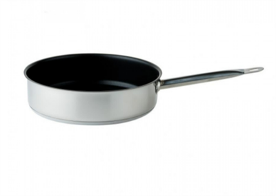 Сковорода Катунь Общепит 28х7,5 см, нерж, антипригар, тройное дно, индукция 026965