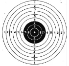 Мишень спортивная М8 01566