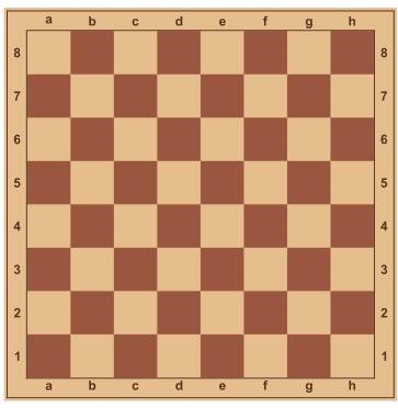 Стенд Шахматная доска пластик 3 мм 1400 х 1400 мм Ш03