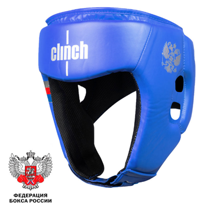 ШЛЕМ БОКСЕРСКИЙ CLINCH OLIMP СИНИЙ 02239