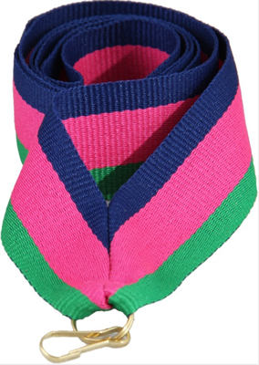 Лента для медалей (синий/малиновый/зеленый, 22 мм.) 0283096600550