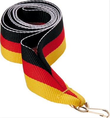 Лента для медалей (черный/красный/желтый, 22 мм.) 0283096600546