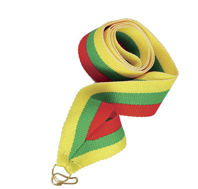 Лента для медалей (красный/зеленый/желтый, 22 мм.) 0283096600587