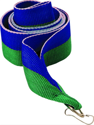 Лента для медалей (зеленый/синий, 22 мм.) 0283096600552