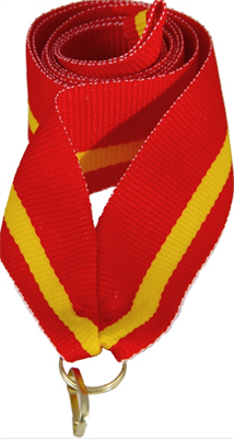 Лента для медалей (красный/желтый, 22 мм.) 0283096600608