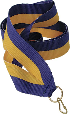 Лента для медалей (желтый/фиолетовый, 11 мм.) 0283096600648