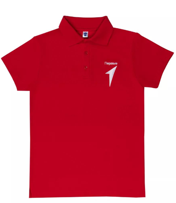 Футболка Поло Красное ДВИЖЕНИЕ ПЕРВЫЕ - с запаковкой ufxBipxqjwb-5MUBkUVUI3