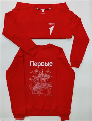 Свитшот красный ДВИЖЕНИЕ ПЕРВЫЕ 7SVccUFuhSpsL8iuiHy-P2