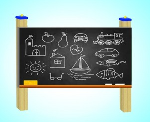 Доска для рисования мелом dbCsodsxiLaR1DQgVu7Rz0