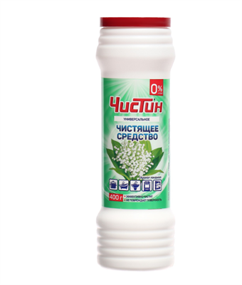 Чистящий порошок «Чистин», Ландыш, 400 г, универсальное 0283096601081