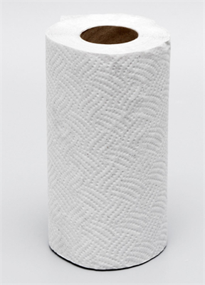 Полотенца бумажные, с перфорацией, 1 слой, 20 м, светло-серые 0283096601078