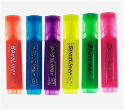 Маркер-текстовыделитель, наконечник скошенный 5 мм, МИКС 0283096601097