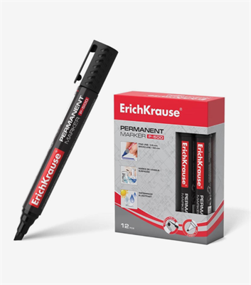 Маркер перманентный 0.5-4.6 мм Erich Krause P-500 чёрный 0283096601098