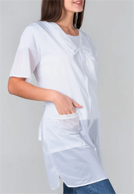 Халат фартук рабочий для продавца, клининга, повара (БЕЛЫЙ) cSX58m3dgqEFZQfHF66bO2