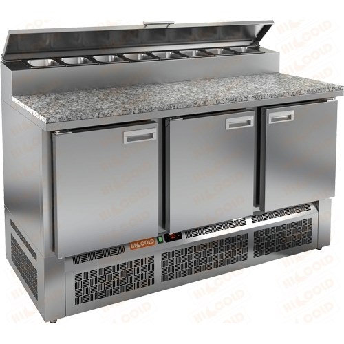 Стол для пиццы Hicold PZE2-111GN (ГРАНИТ) PZE2-111GN Гранит-al - фото 292313