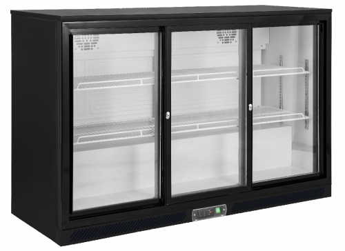 Шкаф барный холодильный Roal GN-320HS черный шкаф2-al - фото 292376