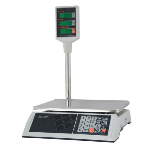 Весы M-ER 327 ACP-15.2 "Ceed" LCD Белые 3025-al - фото 293281