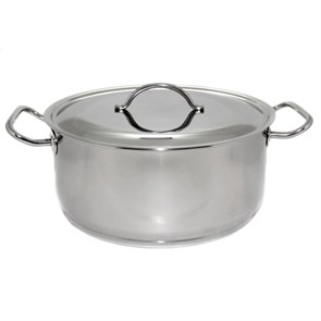 Кастрюля АМЕТ "Для профессиональной кухни" 10 л, 31,6х14 см, нерж 1с2195