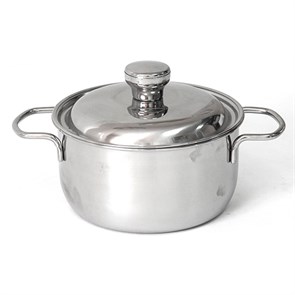 Кастрюля АМЕТ "Классика" 1,5 л, 16х9 см, нерж 1с373