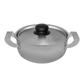 Кастрюля АМЕТ "Дачная" 1,75 л, 16х10,2 см, нерж 1с814