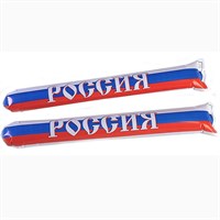 Надувные палки-стучалки Россия, комплект из 2шт. 32133