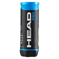 Мяч теннисный HEAD Pro 3B, уп.3 шт,одобр.ITF,сукно,нат.резина,желтый 026458