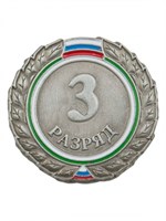 Знак - 3-й разряд 025924