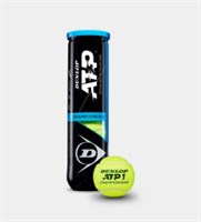 Мяч теннисный Dunlop ATP Championship 4B, уп.4ш, одобр. ITF, нат.резина,фетр. 026455
