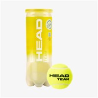 Мяч теннисный HEAD Team 3B, уп.3 шт, одобр.ITF, фетр, нат.резина, желтый 026462