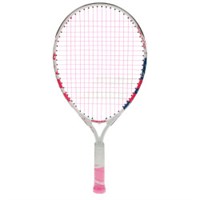 Ракетка б/т дет. BABOLAT B`FLY 21, для 5-7 лет, алюминий, со струнами, бел-роз-син 026387