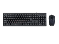 Комплект (клавиатура+мышь) Oklick 630M, USB, проводной, черный 0283095547
