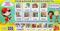 Стенд "Пожарная безопасность" 1.5х0.8 02829613