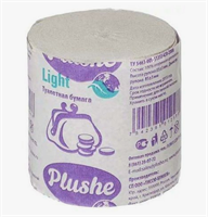 Туалетная бумага "Plushe Light" (без втулки) (48 шт.) 027495