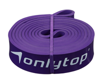 Эспандер ленточный многофункциональный ONLYTOP, 208х3,2х0,5 см, 15-40 кг, цвет фиолетовый qQA5e0Cfiw-AeGM6Ozv5y2