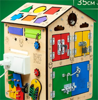 Бизиборд со светом 25х35х25 см pJCXLzopiFXwzwG5E2jeR2