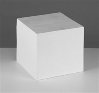 Геометрическая фигура КУБ, 15 см (гипсовая) 02829225